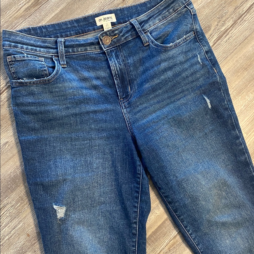 EUC MAURICES M Jeans Ankle Straight Jeans 14 - Picture 2 of 9